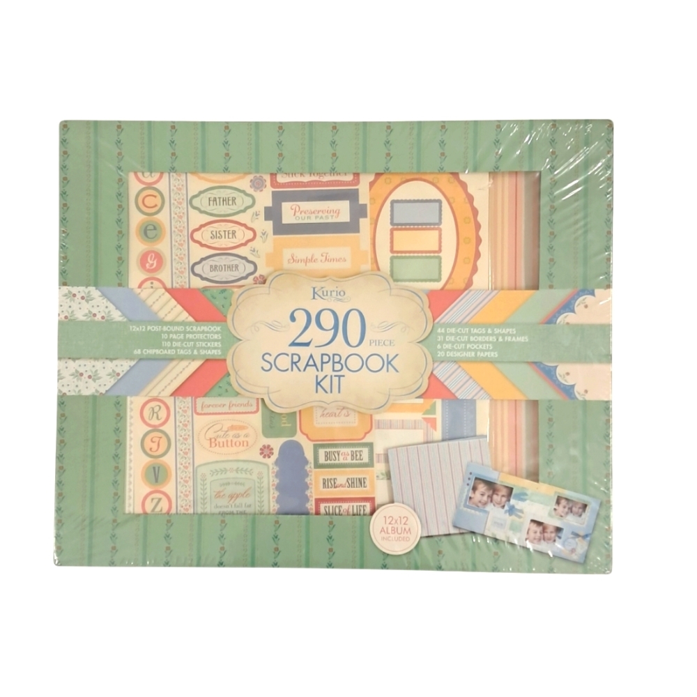 KURIO 290 PIECE SCRAPBOOK KIT